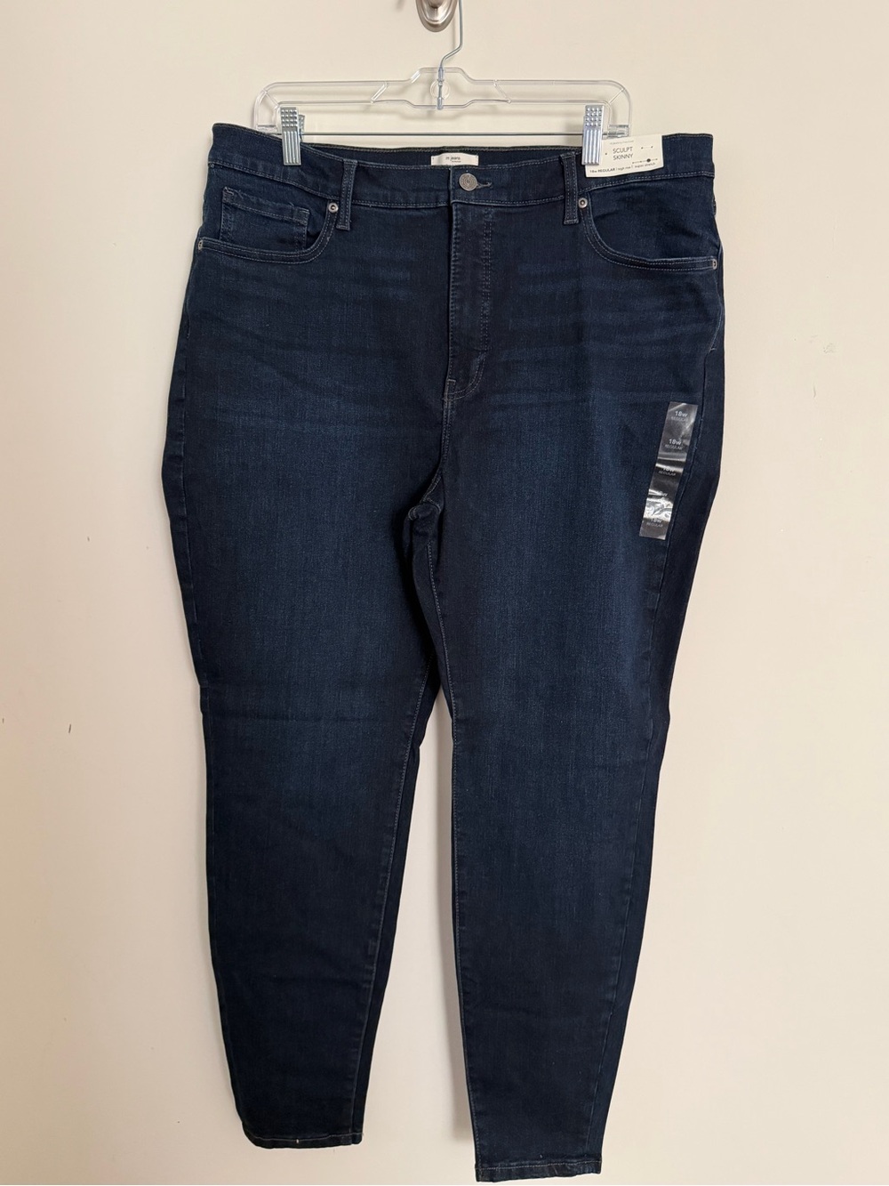 Maurices Dark Indigo High-Rise Skinny Jeans